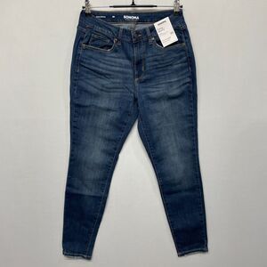 NWT Sonoma Women Curvy Skinny Jeans Size 8R High Rise Denim B339 -13